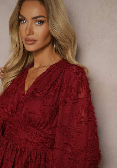 Rochie Semialora Bordo 5