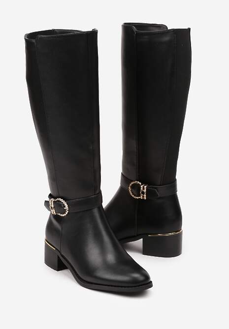 Cizme Semirose Negre 5