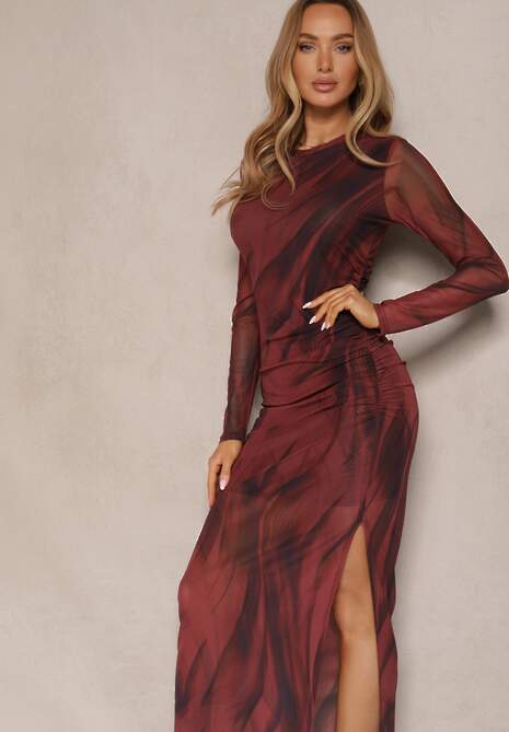 Rochie Nalienne Bordo 4