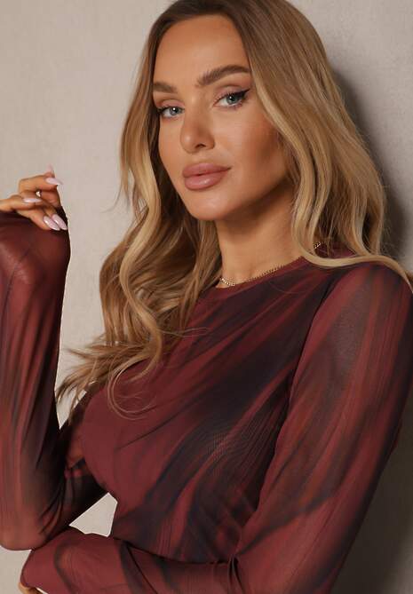 Rochie Nalienne Bordo 5