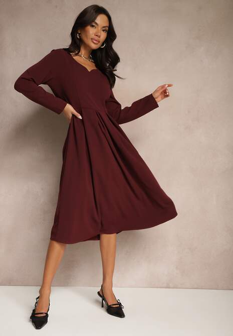 Rochie Temivara Bordo 4