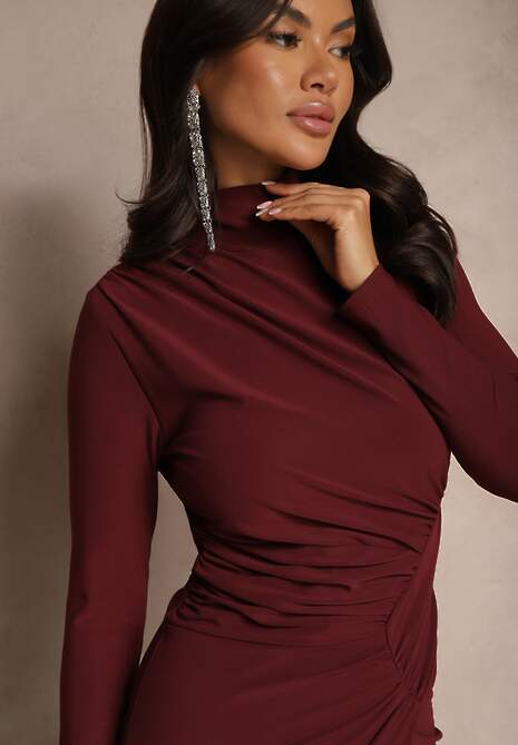 Rochie Bordo 5