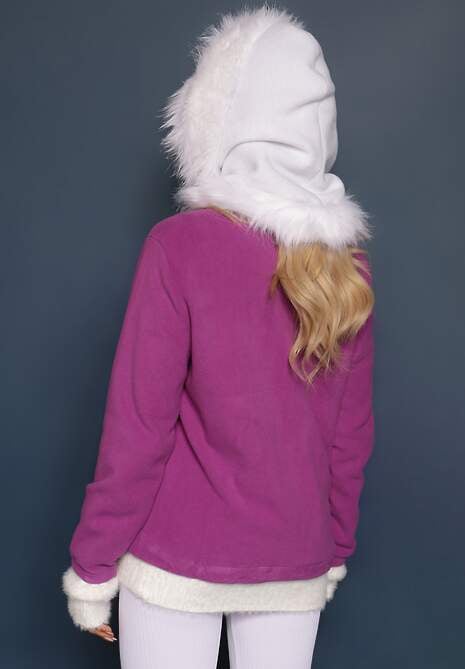 Fioletowy Casualowy Polar Dannira 4