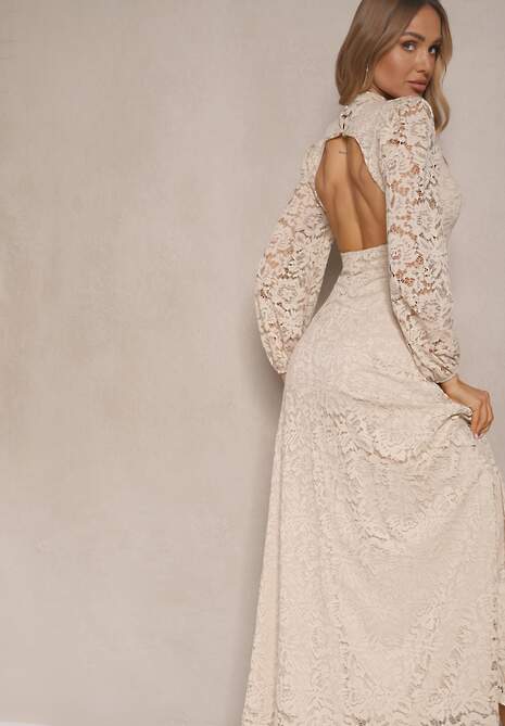 Rochie Felillia Bej 5