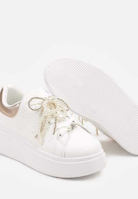 Sneakers Selavia Culoarea șampaniei 6