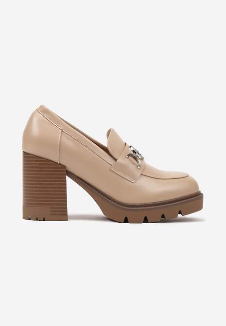 Pantofi casual Felindria Bej închis 4