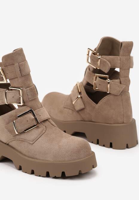 Botine Galvila Bej închis 6