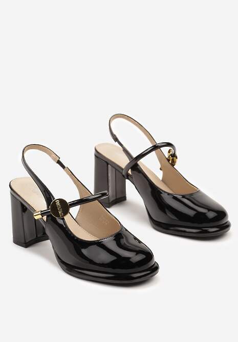 Pantofi cu toc Falorin Negri 5