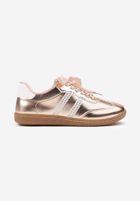 Sneakers Deoriva Culoarea șampaniei 4