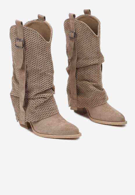 Botine Sinala Bej închis 5