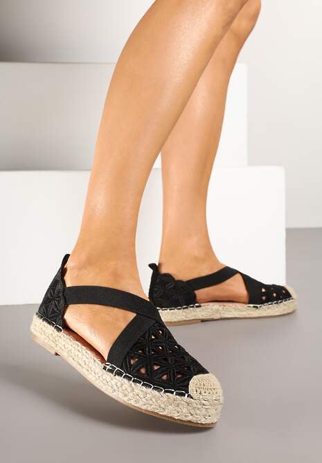 Espadrile Deothra Negre