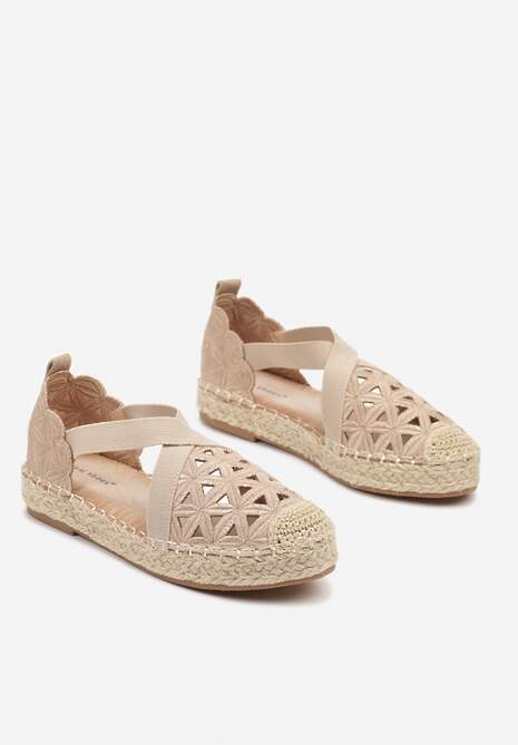 Espadrile Deothra Bej închis 5