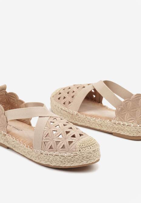Espadrile Deothra Bej închis 6