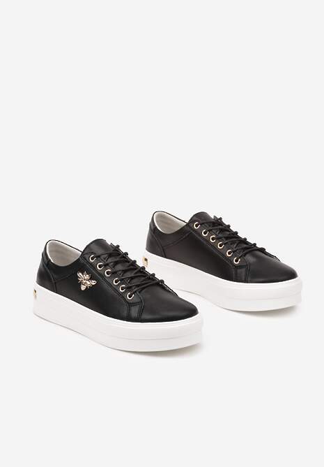 Sneakers Alb cu negru 5