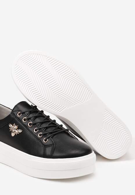 Sneakers Alb cu negru 6