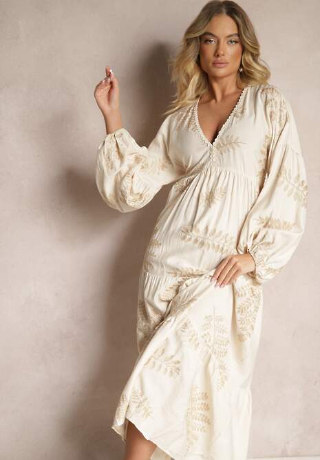Rochie Nalainor Bej 4