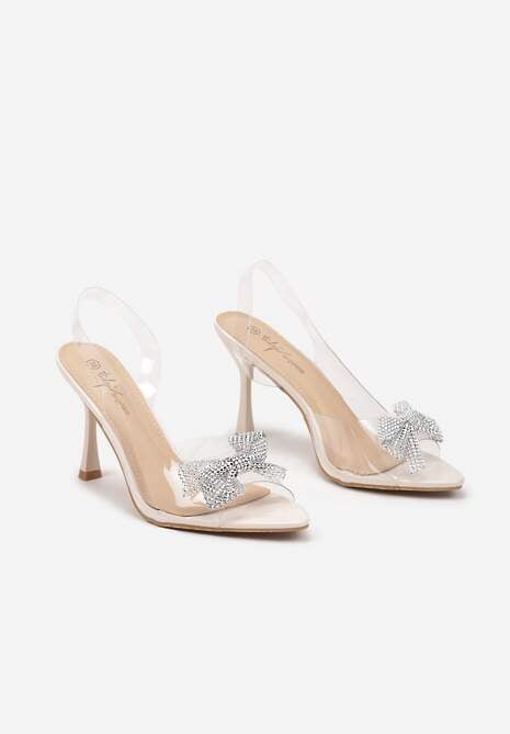 Pantofi stiletto Hanwen Bej 5
