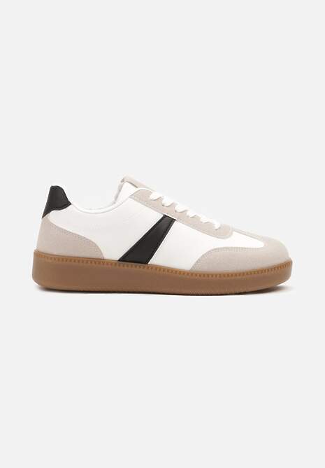 Sneakers Hanivra Alb cu negru 4