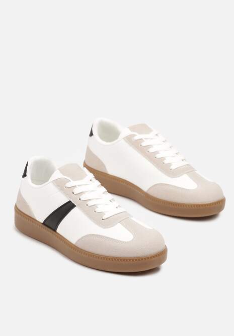 Sneakers Hanivra Alb cu negru 5