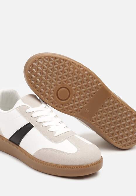 Sneakers Hanivra Alb cu negru 6