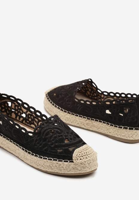 Espadrile Elearwen Negre 6