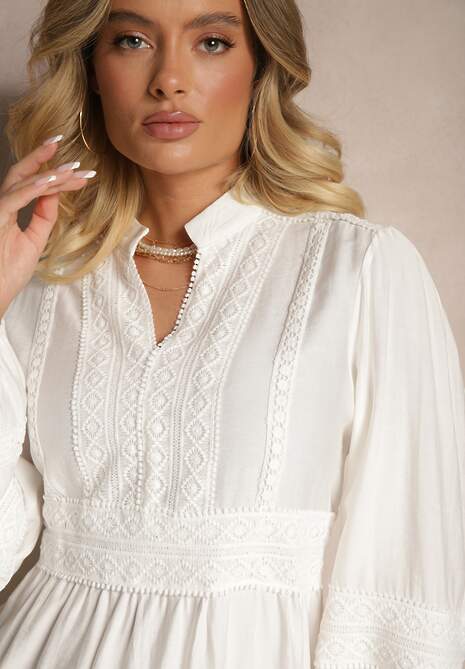 Rochie Gonalien Albă 5