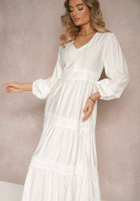 Rochie Gonolen Albă 4