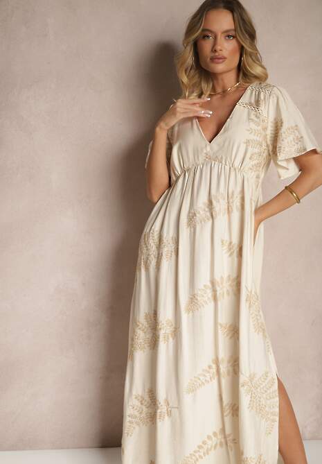 Rochie Tirvesa Bej 4