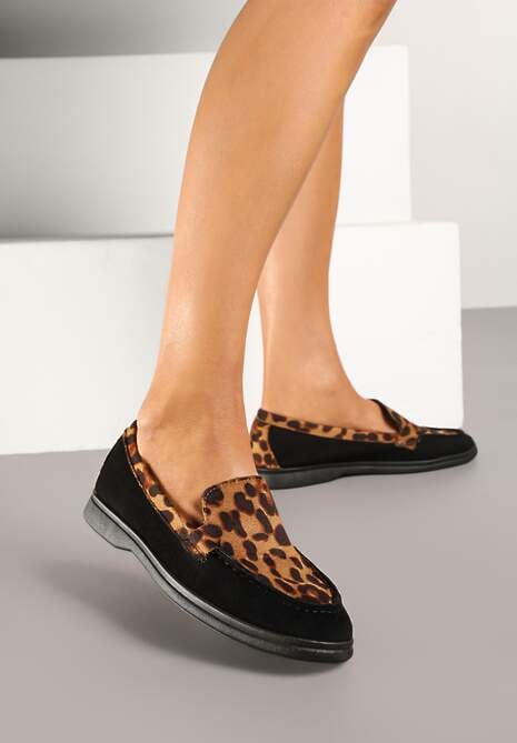 Mocasini Fonaleia Imprimeu leopard