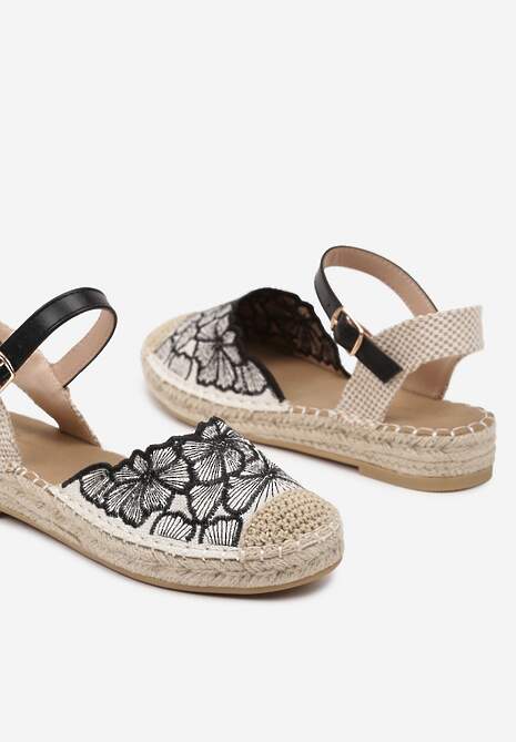 Espadrile Lealieta Negre 6
