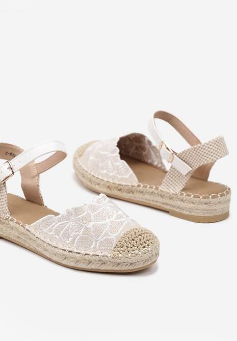 Espadrile Lealieta Albe 6