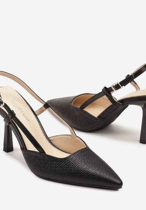 Sandale Leathara Negre 6