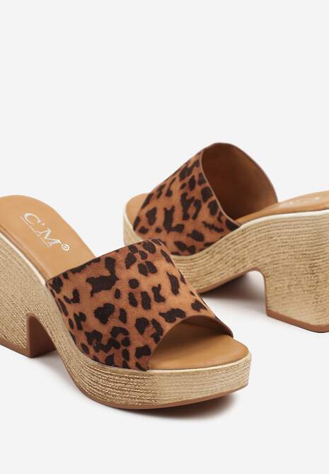 Papuci Arlexia Imprimeu leopard 6
