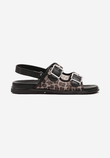 Sandale Aworna Imprimeu leopard 4