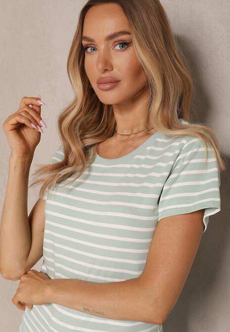 T-shirt Fonafis Verde mentă 5