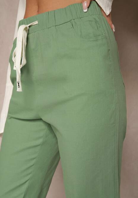 Pantaloni Siltebia Verzi 5