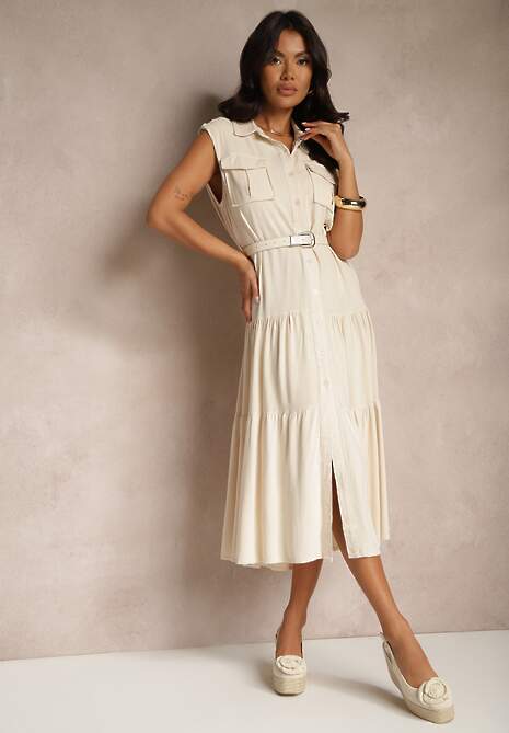 Rochie Artebia Bej 4