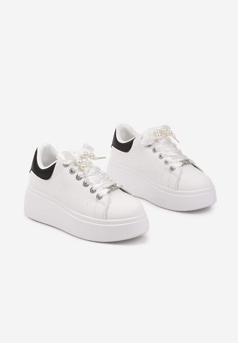 Sneakers Aviriel Alb cu negru 5