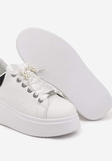 Sneakers Aviriel Alb cu negru 6