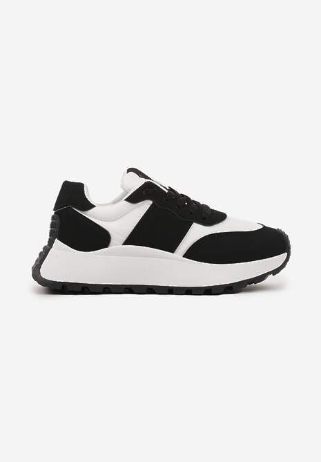 Czarne Sneakersy w Streetwearowym Stylu na Platformie Nonarisa 4