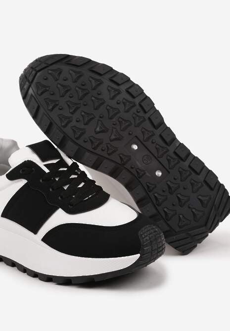 Czarne Sneakersy w Streetwearowym Stylu na Platformie Nonarisa 6