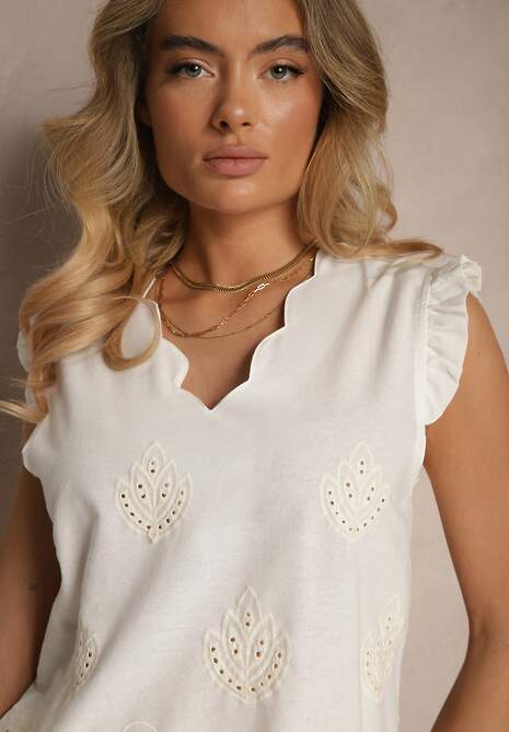 Bluză Areina Albă 5