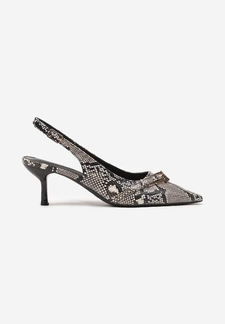 Sandale Karilen Print piele de șarpe 4