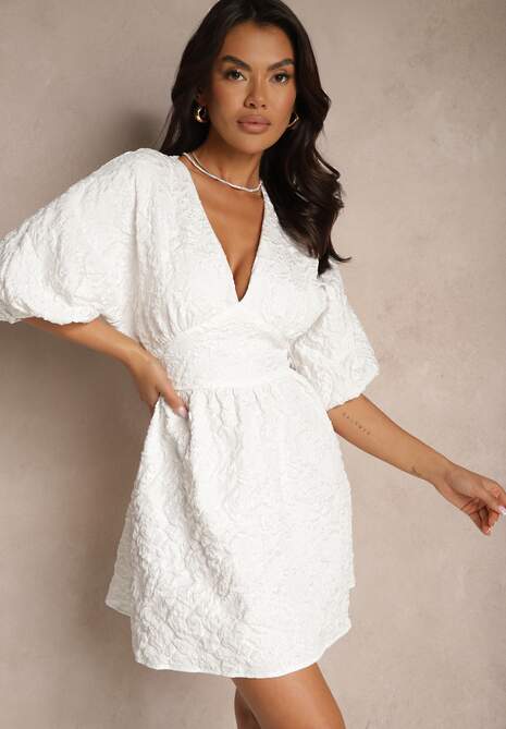 Rochie Farinose Albă 4