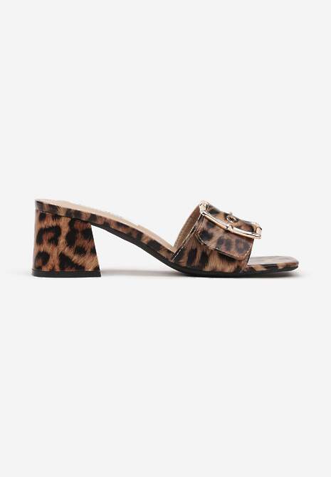 Papuci Karreis Imprimeu leopard 4