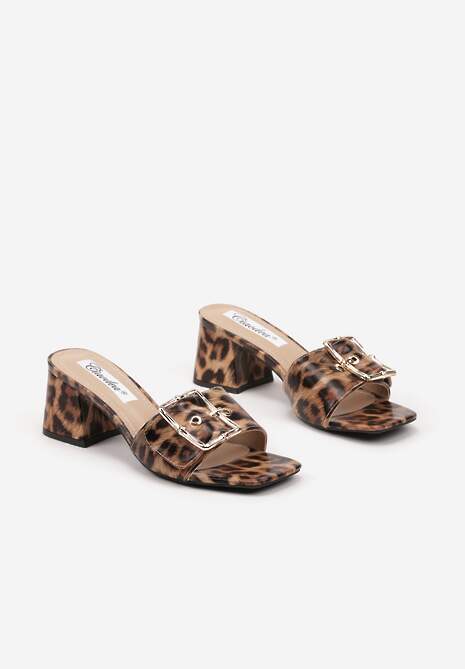 Papuci Karreis Imprimeu leopard 5