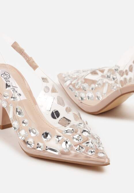 Pantofi cu toc Ralinea Bej 6