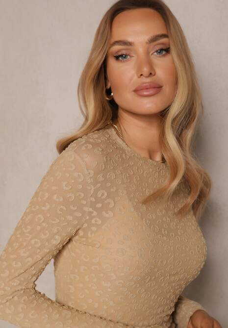 Rochie Adellona Bej 5