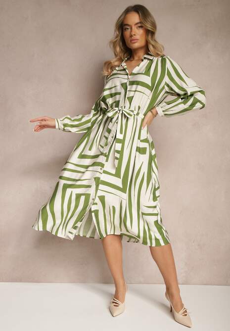 Rochie Ninatria Verde 4