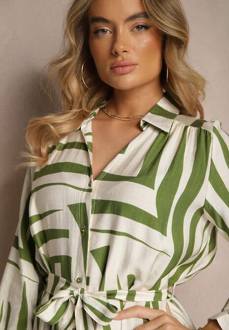 Rochie Ninatria Verde 5